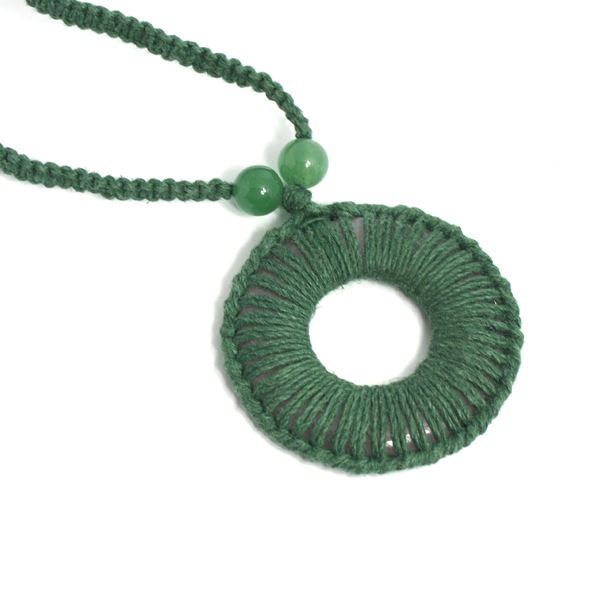 장미수정 목걸이 (40cm) HSNE-5004 Q