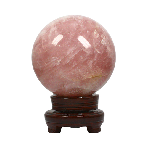 장미수정볼 (13cm)  HSB-1543 Q