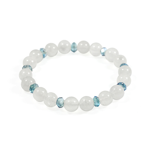 문스톤 아쿠아오로라 팔찌(18cm) HSBR-152 CQ