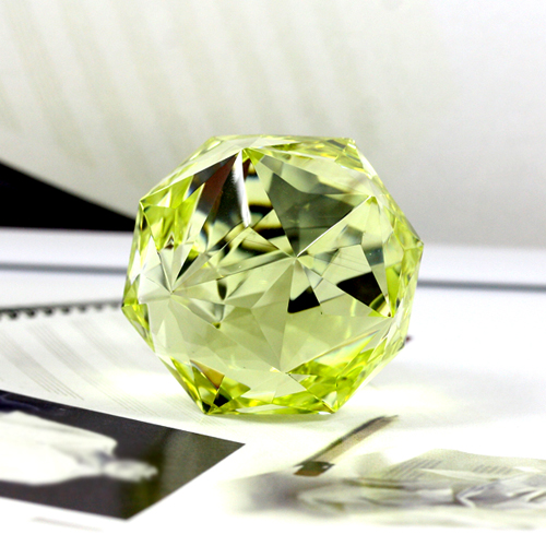 132cut 레몬수정 다면체 (36mm) HSSC-246Q