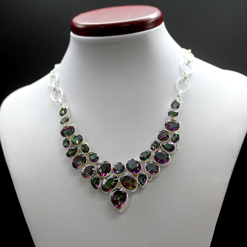 미스틱토파즈 목걸이 HSNE-195424 CQ