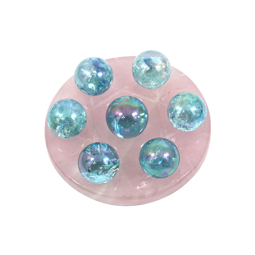 92mm 장미수정받침 23,21mm 구 칠성진 HSSS-2968Q