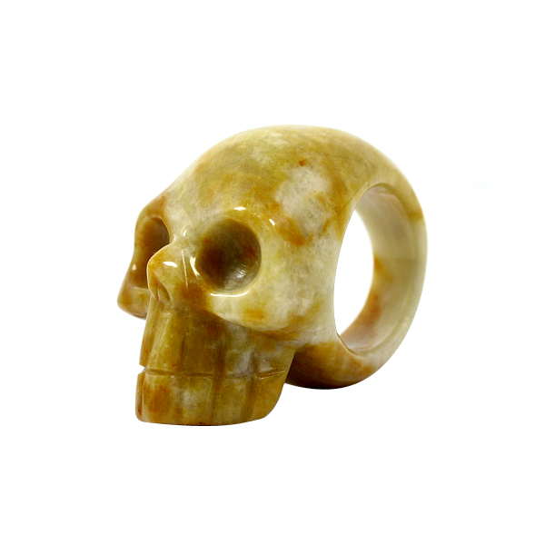 황옥 해골 반지(15호) HSR-693