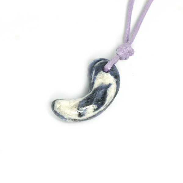 소다라이트 백제곡옥 목걸이 (36*21mm) HSMA-5155 YHQ