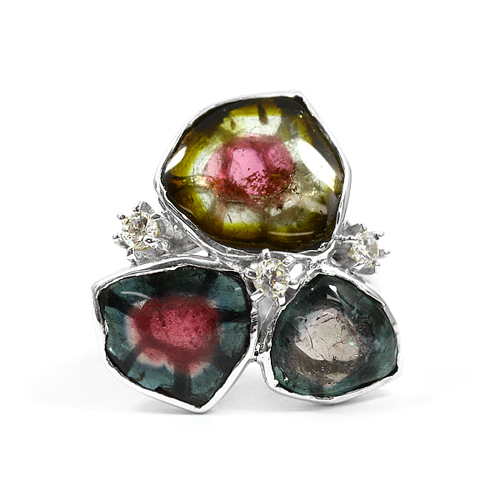 칼라토르마린 반지 (15호) HSR-730 CQ